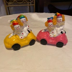 Piggy Bank Clown Cars🧚🏻‍♀️